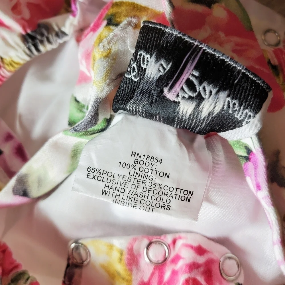 Rare Editions White, Pink, Purple Floral Lace Baby Bodysuit Bubble Romper NWOT